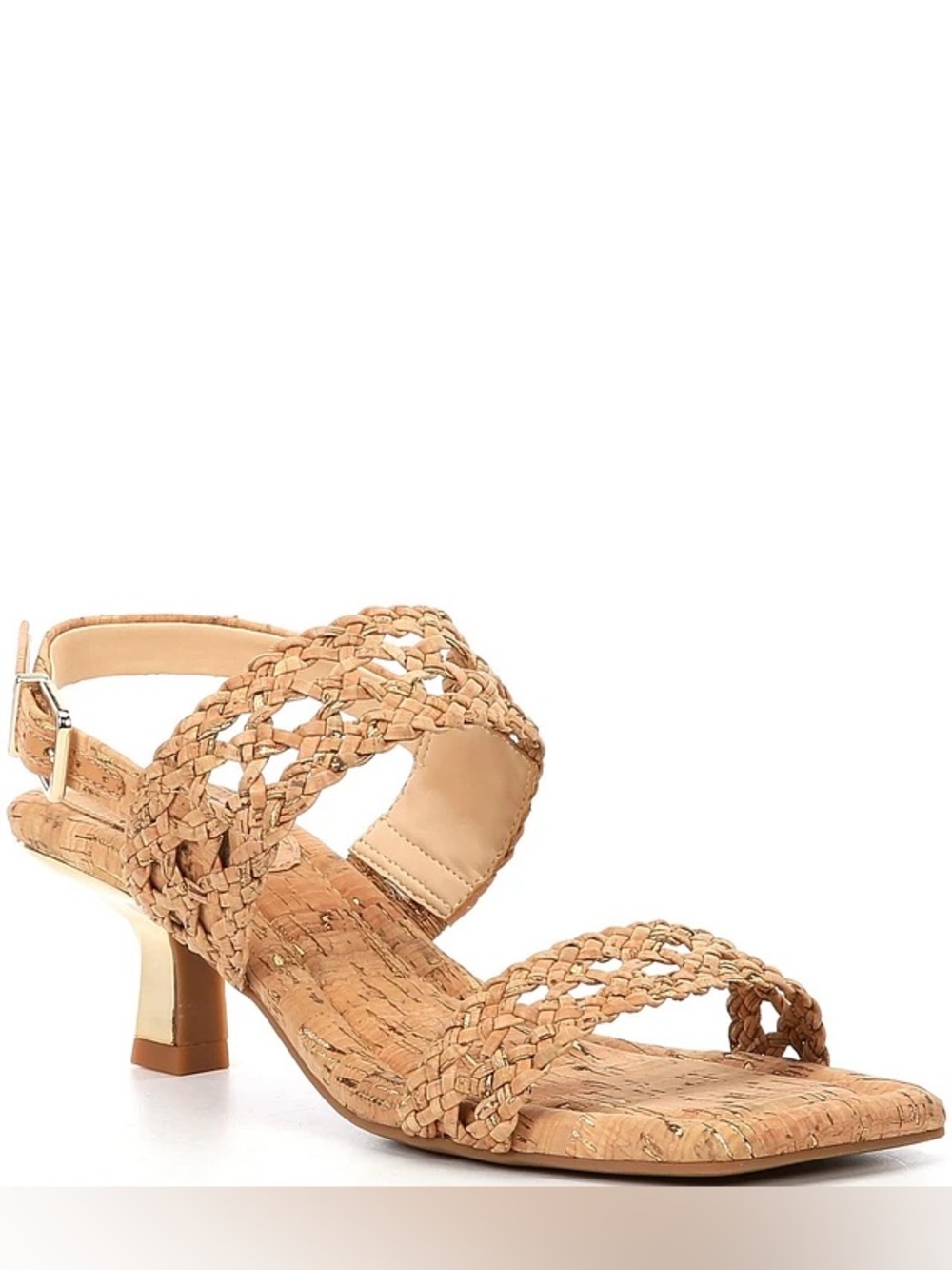 Alex Marie Barbra Woven Cork Double Band Sandals Dillards - Picture 2 of 6